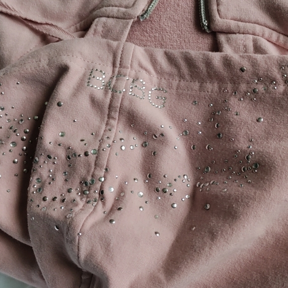 ✨BCBG woman size large pink hoodie - Picture 2 of 4